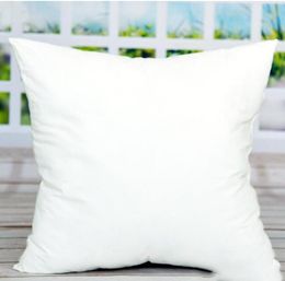 White 4545cm Sublimation Square Pillowcases DIY Blank Pillowcase Pillow Cover for Heat Transfer Sofa Pillow Cases Blank Throw Pil9597160
