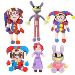 Stuffed Plush Animals 2024 Popular Digital Circus Plush Pomni and Jax Plush Doll Toys Cute Stuffed Animal Birthday Childrens Christmas B240515