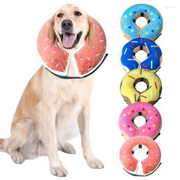 Dog Collars Collar After Supplies Pet Cartoon Printing Fastener Tape Adjustment Inflatable Lick-Proof Kitten Accessories