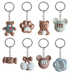 Jewelry Brown Keychain Key Ring For Men Keychains Tags Goodie Bag Stuffer Christmas Gifts And Holiday Charms Party Favors Keyring Suit Otmq0