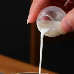 Wine Glasses 20ml Glass Milk Cup Creative Seasoning Small Coffee Can Transparent Handleless Tableware Mini Drinks Supplies