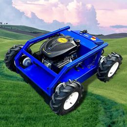 Lawn Mower Mini gasoline wheel 4WD lawn mower wholesale remote control sales in JapanQ240514