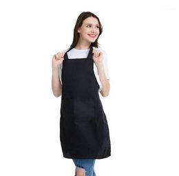 Aprons 12 Pack Bib Apron Unisex Black Bulk With 2 Roomy Pockets Machine Washable For Kitchen Crafting BBQ Drawing11057604