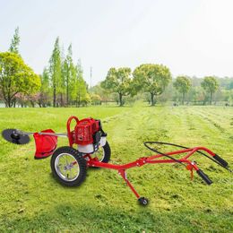 Lawn Mower Manual push lawn mower garden tool/lawn repair cutter gasoline brush cutting machine 2-stroke 49CC gas cutterQ240514