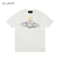 Viviane Westwood Tshirts Summer Streetwear Viviane Mens t Shirt Designer Men Tshirt Graphic Tee Shirt Men's knitted sweater Duyou High Quality Tops d583