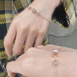 High quality fashion design love symbol bracelet Bracelet female light luxury simple trend with Original logo bvlgrily