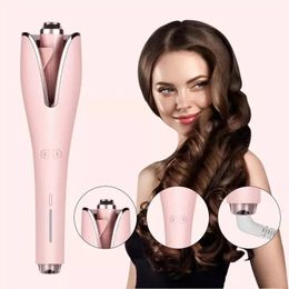 Hair Curler Comb Automatic Ceramic Rotary Air Rod Magic Perm Large Curls Waves 240515