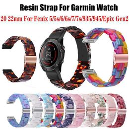 Watch Bands Quickfit 20mm 22mm 26mm resin tape suitable for Garmin Fenix 7X 7 7S Solar 6X 6 6S Pro 5X 5 5S Plus Forerunner 935 945 Epix Gen2 Band Q240514