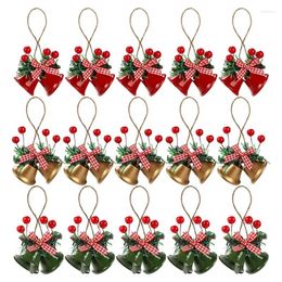 Party Supplies 15 Pcs Metal Bells Jingle Hanging Ornament Craft For Bell Pendants Christmas Tree