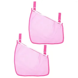 Stroller Parts 2 Pcs Waggon Bag Pouch Side Sling Mesh For Portable Storage Baby Polyester Travel Hanging