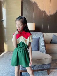 Dresses 2021 free shipping high quality Baby Girls Summer Dress Pure Cotton Polo Dresses Children Kids Shortsleeved Clothes