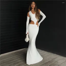 Beach Cover Up Dress For Women Wear 2024 Seller Winter Long Sleeve Hollow Shoulder Solid Spandex Female Swimsuit And