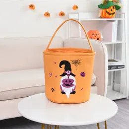 Gift Wrap 10pcs/Lot Children Baby Kids Halloween Pumpkin Bag Handbag Bucket Child Funny Candy Holiday Supplies