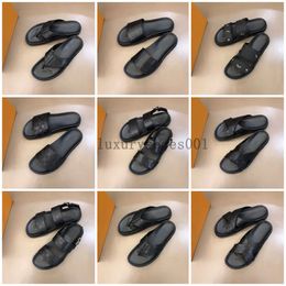 BOM DIA FLAT MULE 1A3R5M Cool Effortlessly Stylish Slides 2 Straps with Adjusted Gold Buckles Women Summer flip-flops Slippers 5.14 01