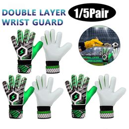 Goalkeeper Gloves Professional Soccer Goalie Adjustable Football Keeper with Fingersave for Kids Youth and Adult 240513