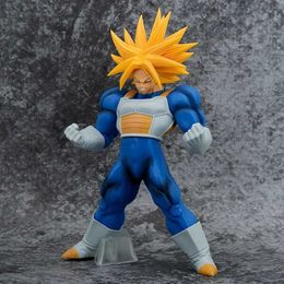 Action Toy Figures In Stock 25cm Anime Z Super Trunks Action Figure PVC Super Saiyan Gotenk Figures Collection Model Toy For kids Gifts