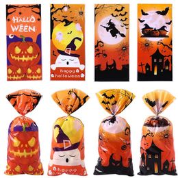 Gift Wrap 50pcs Halloween Candy Bag Kid Girl Theme Birthday Party Supplies Cookie Festival Decoration Favours