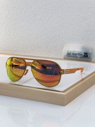 IC!BERLIN Designer Fashion Sunglasses Sunshade glasses Head Composite Metal Optical Frame Classic Luxury Sung lasses For Men Women Starfarmt