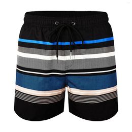 Men's Shorts Spring And Summer Solid Colour Drawstring Quick Drying Breathable Beach Pants Casual Swimming Trunks Loose Workout Clothes