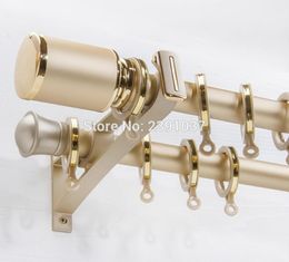 Luxurious Roman rods mute Europe curtain rods single and double rod curtain rods curtains track accessories T2006013729385