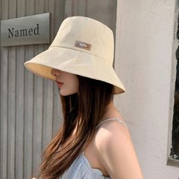 Wide Brim Hats Spring And Summer Women's Fashionable Fisherman Hat For Outdoor Travel Sun Shading UV Blocking Hiking Fishing Basin