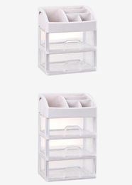 Storage Boxes Bins 2021 Makeup Organiser Drawers Plastic Cosmetic Box Jewellery Container Make Up Case Brush Holder Organizers7173811