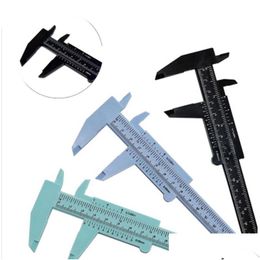 Vernier Callipers Wholesale Plastic Gauge Micrometre 0-150Mm Mini Student Rer Standard Abs Accurate Measurement Tools 5 Colours Drop Del Dh8Tl