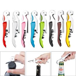 MultiFunctional 2 in 1 Bottle Openers Stainless Steel Wine Cork Screw Corkscrew Beer Cap Remover Kitchen Gadget Bar Accessories9276928