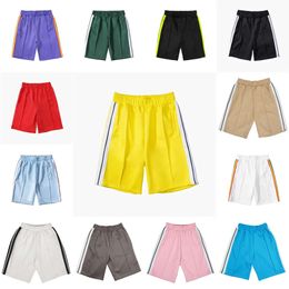 mens palmes shorts womens designers short pants letter printing strip webbing casual five-point clothes 2023 summer Beach clothing PL1