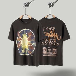 Traviscott Designer Fashion Cobranded Luxury Scottlys Hiroshi Classic t Shirt Style Graffiti Sweatshirt Mens and Women Tshirt Coupl Tee Multiple Styles Hip