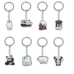 Jewellery Three Naked Bears Keychain Car Bag Keyring Key Ring For Men Chain Kid Boy Girl Party Favours Gift Suitable Schoolbag Boys Keych Otmu8