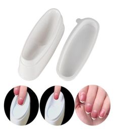 Nail Art Equipment Fashion Dipping Powder Holder French Tray Manicure Mould Dip Container Accesorios Collector Tool9734712