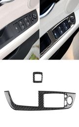 Car Carbon Fibre Window Lift Panel With Folding Key Soild Decorative Sticker for Left Drive BMW Z4 200920156962239