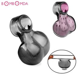 Silicone Male Reusable Penis Sleeve Scrotum Ring Bondage Cage Lock Sperm Cock Ring Sex Toys For Men Delay Ejaculation C190401011215262