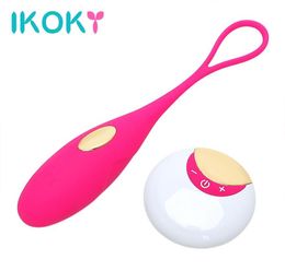 IKOKY Kegel exercise Ball Adult Games Koro vibrator shop USB Rechargeable Sex toys for woman female Vagina Trainer Vibrator S10183570440