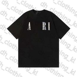 Mens Top Designer T Shirt For Men Womens Shirts Fashion Black Amirii Shoe Tshirt With Letters Casual Summer Short Sleeve Man Amirirs T Shirt Clothing Size S-Xl 938