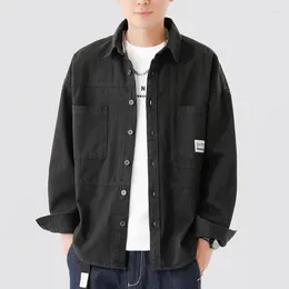 Men's Jackets Fashionable And Comfortable Loose Casual Shirt With Thick Long-Sleeve Corduroy Versatile Top Jacket