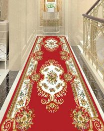 European Living room Carpet Parlour Hall Floor Mat Household Porch el Corridor Long Rug Non slip Customised Size75504273126482