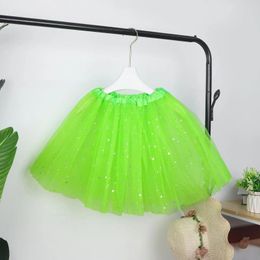 Skirts Women's Solid Colour Stage Puffy Gauze Small Short Skirt Fashionable Casual Multicolor Mini Half Length For Women