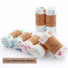 Blankets Muslin Cotton Baby Swaddles Flamingo Print Born Bath Towel Gauze Infant Wrap Stroller For Swaddle Blanket