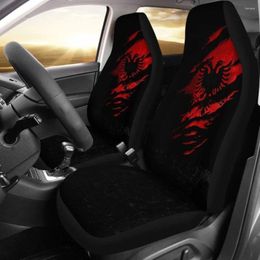 Car Seat Covers Albania In Me Special Grunge Style (Set Of Two) Pack 2 Universal Front Protective Cover