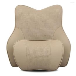 Pillow Memory Foam Neck Backrest For Car Breathable Headrest Rest Comfort Waist Back Support Lumbar Spine Pain Relief