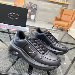 Top Luxury 2024 Famous Men Shoes Prax 01 Sneakers Re-Nylon Brushed Leather Nylon Mesh White Black Skateboard Walking Runner Casual Outdoor Sports EU38-46