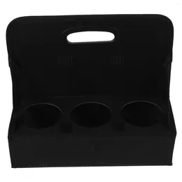 Take Out Containers Takeout Cup Holder Drink Carrier Tray Food Delivery Trays Convenient Foldable Carriers For Drinks Coffee Cups