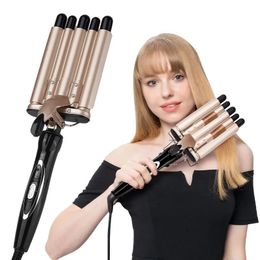 Hair Curler Electric Ceramic Coating Curling Iron Roller 5 Barrel Styler Waves Waver Dual Voltage Styling Tools 240515