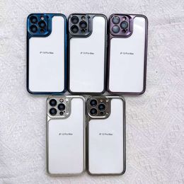Transparent Silicone Armour TPU Phone Case for 15 Pro Max iPhone 11 with Magnetic Power Supply