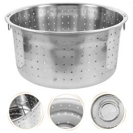 Double Boilers Stainless Steel Rice Steamer Handheld Basket Reusable Food Steaming Rack Multi-function For Pot Pots Vegetables Stand