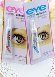 Lasting Waterproof eyelash adhesive Whole False Eye lashes Glue Black White glue makeup Tools 3560231