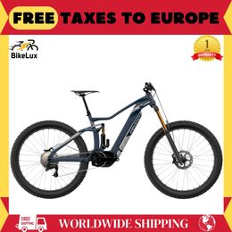 27.5" full suspension mtb ebike electric mountain bike frame 1000w bafang m620 mid motor carbon Fibre frame downhill e bicycle