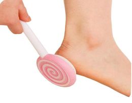 Foot Clean Scruber Hard Skin Remover Scrub Pumice Stone Cute Lollipop File Scraper Scrubber Pedicure tool in stock by sun113666447